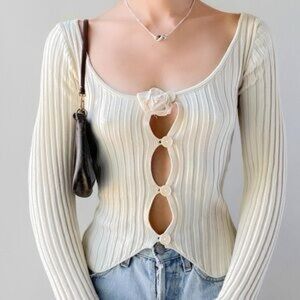 Kimchi blue Cora bow cardigan